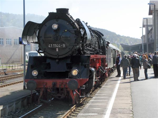 Vor der Abfahrt in Meiningen, ©Stefan Scholz